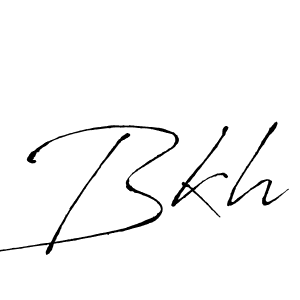 How to Draw Bkh signature style? Antro_Vectra is a latest design signature styles for name Bkh. Bkh signature style 6 images and pictures png