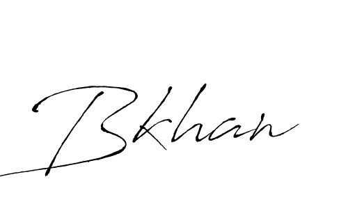 Use a signature maker to create a handwritten signature online. With this signature software, you can design (Antro_Vectra) your own signature for name Bkhan. Bkhan signature style 6 images and pictures png