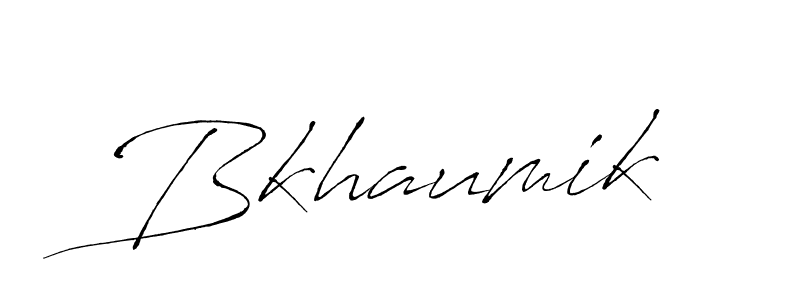 Design your own signature with our free online signature maker. With this signature software, you can create a handwritten (Antro_Vectra) signature for name Bkhaumik. Bkhaumik signature style 6 images and pictures png