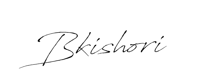 How to make Bkishori name signature. Use Antro_Vectra style for creating short signs online. This is the latest handwritten sign. Bkishori signature style 6 images and pictures png