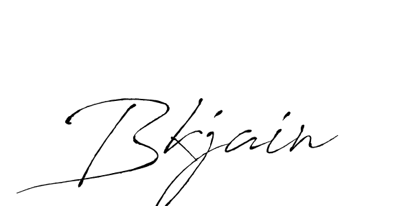 Create a beautiful signature design for name Bkjain. With this signature (Antro_Vectra) fonts, you can make a handwritten signature for free. Bkjain signature style 6 images and pictures png