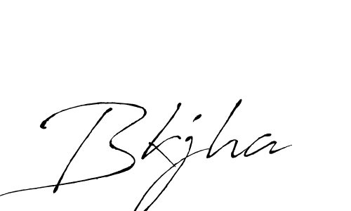 Design your own signature with our free online signature maker. With this signature software, you can create a handwritten (Antro_Vectra) signature for name Bkjha. Bkjha signature style 6 images and pictures png