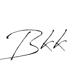 Design your own signature with our free online signature maker. With this signature software, you can create a handwritten (Antro_Vectra) signature for name Bkk. Bkk signature style 6 images and pictures png