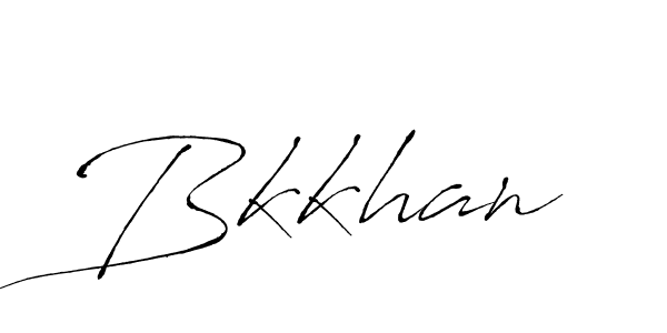 Antro_Vectra is a professional signature style that is perfect for those who want to add a touch of class to their signature. It is also a great choice for those who want to make their signature more unique. Get Bkkhan name to fancy signature for free. Bkkhan signature style 6 images and pictures png