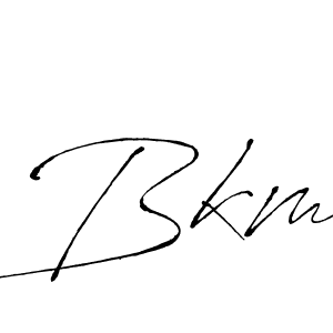 You should practise on your own different ways (Antro_Vectra) to write your name (Bkm) in signature. don't let someone else do it for you. Bkm signature style 6 images and pictures png