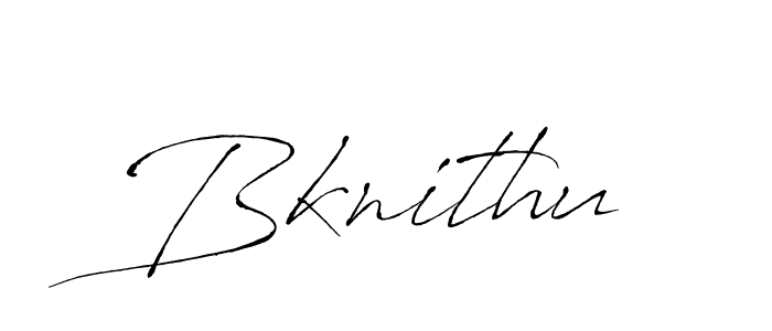 Use a signature maker to create a handwritten signature online. With this signature software, you can design (Antro_Vectra) your own signature for name Bknithu. Bknithu signature style 6 images and pictures png