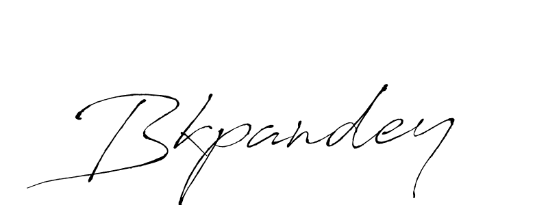 Design your own signature with our free online signature maker. With this signature software, you can create a handwritten (Antro_Vectra) signature for name Bkpandey. Bkpandey signature style 6 images and pictures png