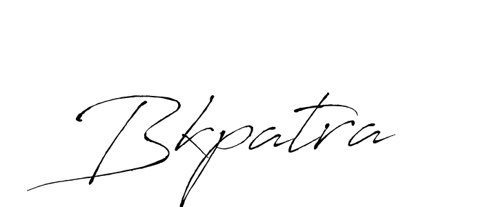 Use a signature maker to create a handwritten signature online. With this signature software, you can design (Antro_Vectra) your own signature for name Bkpatra. Bkpatra signature style 6 images and pictures png