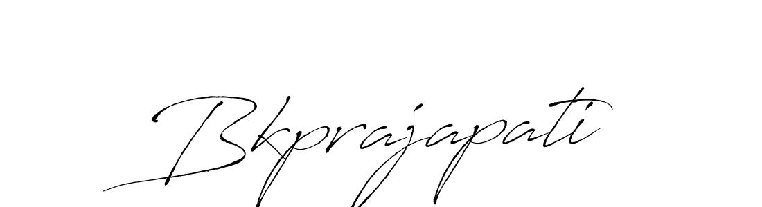 How to make Bkprajapati signature? Antro_Vectra is a professional autograph style. Create handwritten signature for Bkprajapati name. Bkprajapati signature style 6 images and pictures png