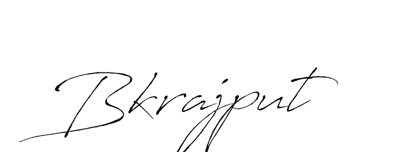 Make a beautiful signature design for name Bkrajput. With this signature (Antro_Vectra) style, you can create a handwritten signature for free. Bkrajput signature style 6 images and pictures png