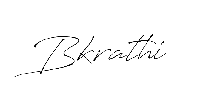 Antro_Vectra is a professional signature style that is perfect for those who want to add a touch of class to their signature. It is also a great choice for those who want to make their signature more unique. Get Bkrathi name to fancy signature for free. Bkrathi signature style 6 images and pictures png