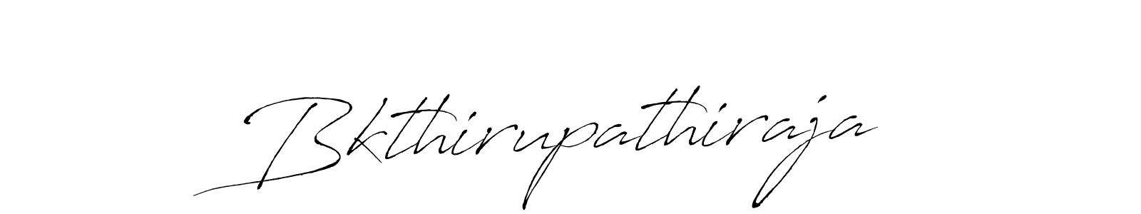 How to make Bkthirupathiraja signature? Antro_Vectra is a professional autograph style. Create handwritten signature for Bkthirupathiraja name. Bkthirupathiraja signature style 6 images and pictures png