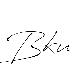 Bku stylish signature style. Best Handwritten Sign (Antro_Vectra) for my name. Handwritten Signature Collection Ideas for my name Bku. Bku signature style 6 images and pictures png