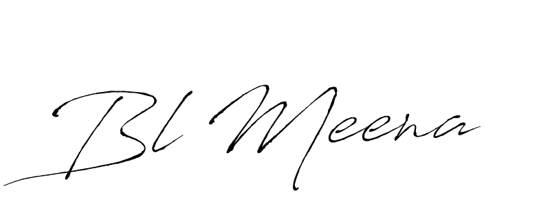 Make a beautiful signature design for name Bl Meena. Use this online signature maker to create a handwritten signature for free. Bl Meena signature style 6 images and pictures png