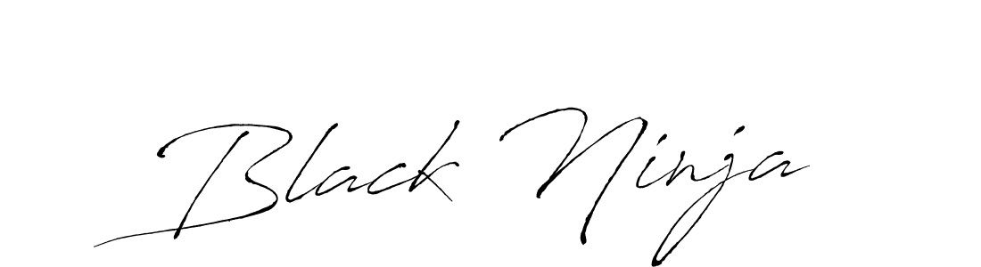 How to make Black Ninja signature? Antro_Vectra is a professional autograph style. Create handwritten signature for Black Ninja name. Black Ninja signature style 6 images and pictures png