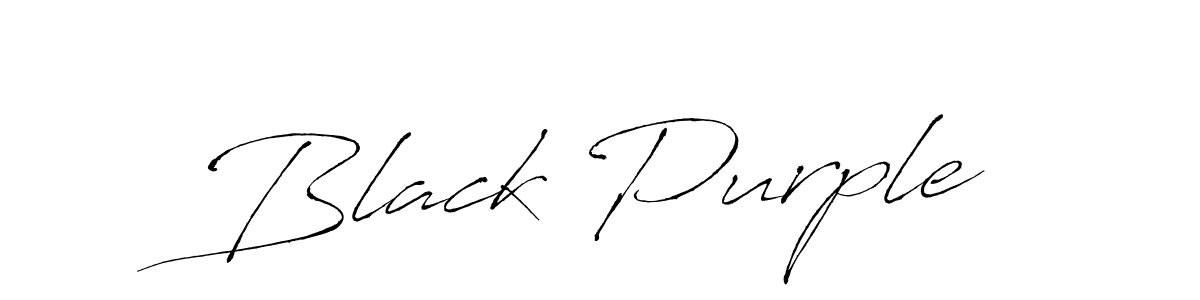 Make a beautiful signature design for name Black Purple. With this signature (Antro_Vectra) style, you can create a handwritten signature for free. Black Purple signature style 6 images and pictures png