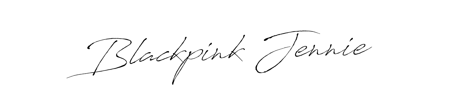 Make a beautiful signature design for name Blackpink Jennie. With this signature (Antro_Vectra) style, you can create a handwritten signature for free. Blackpink Jennie signature style 6 images and pictures png