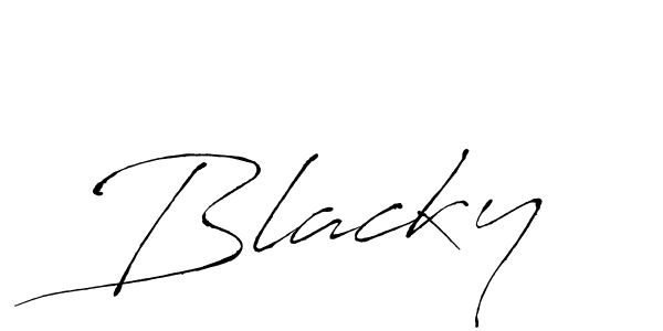 Antro_Vectra is a professional signature style that is perfect for those who want to add a touch of class to their signature. It is also a great choice for those who want to make their signature more unique. Get Blacky name to fancy signature for free. Blacky signature style 6 images and pictures png