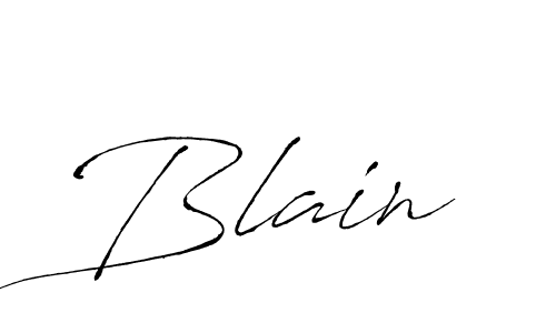 Design your own signature with our free online signature maker. With this signature software, you can create a handwritten (Antro_Vectra) signature for name Blain. Blain signature style 6 images and pictures png