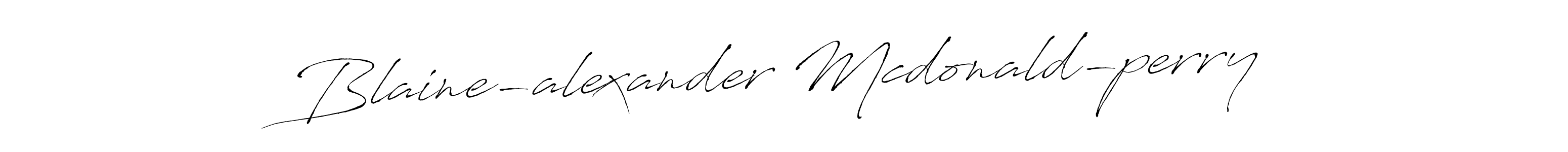 Make a beautiful signature design for name Blaine-alexander Mcdonald-perry. With this signature (Antro_Vectra) style, you can create a handwritten signature for free. Blaine-alexander Mcdonald-perry signature style 6 images and pictures png