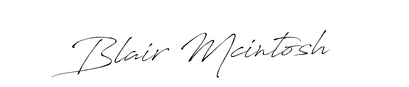 Design your own signature with our free online signature maker. With this signature software, you can create a handwritten (Antro_Vectra) signature for name Blair Mcintosh. Blair Mcintosh signature style 6 images and pictures png