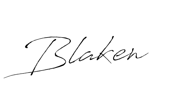 Create a beautiful signature design for name Blaken. With this signature (Antro_Vectra) fonts, you can make a handwritten signature for free. Blaken signature style 6 images and pictures png