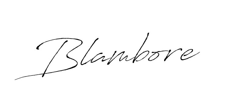 Use a signature maker to create a handwritten signature online. With this signature software, you can design (Antro_Vectra) your own signature for name Blambore. Blambore signature style 6 images and pictures png