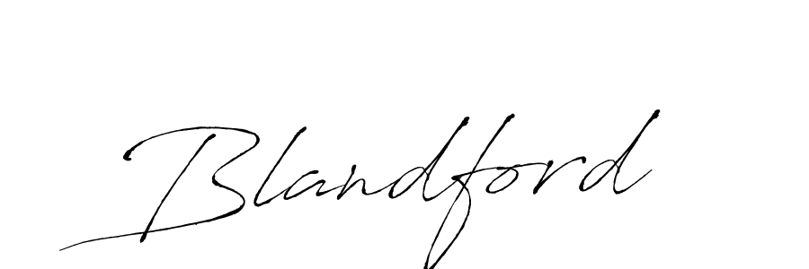 Design your own signature with our free online signature maker. With this signature software, you can create a handwritten (Antro_Vectra) signature for name Blandford. Blandford signature style 6 images and pictures png