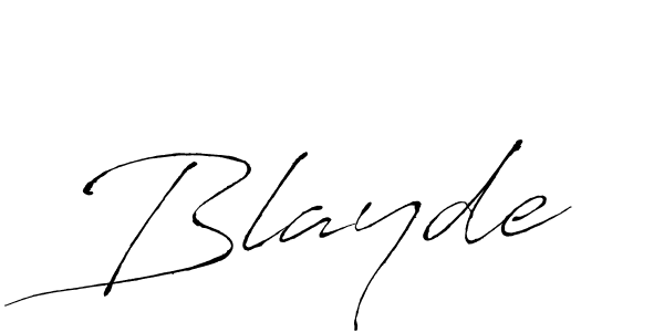 Design your own signature with our free online signature maker. With this signature software, you can create a handwritten (Antro_Vectra) signature for name Blayde. Blayde signature style 6 images and pictures png