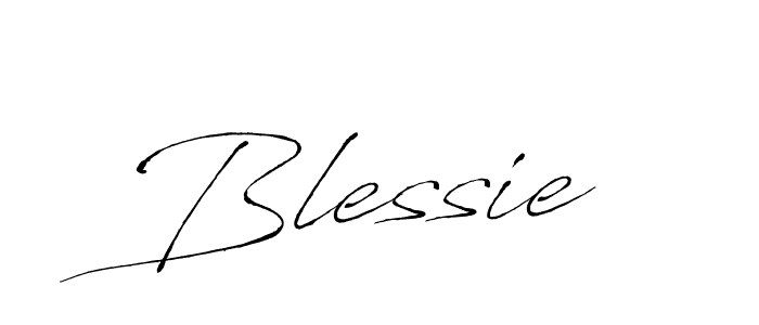 Make a beautiful signature design for name Blessie. With this signature (Antro_Vectra) style, you can create a handwritten signature for free. Blessie signature style 6 images and pictures png