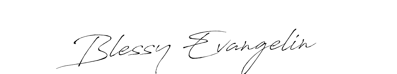It looks lik you need a new signature style for name Blessy Evangelin. Design unique handwritten (Antro_Vectra) signature with our free signature maker in just a few clicks. Blessy Evangelin signature style 6 images and pictures png