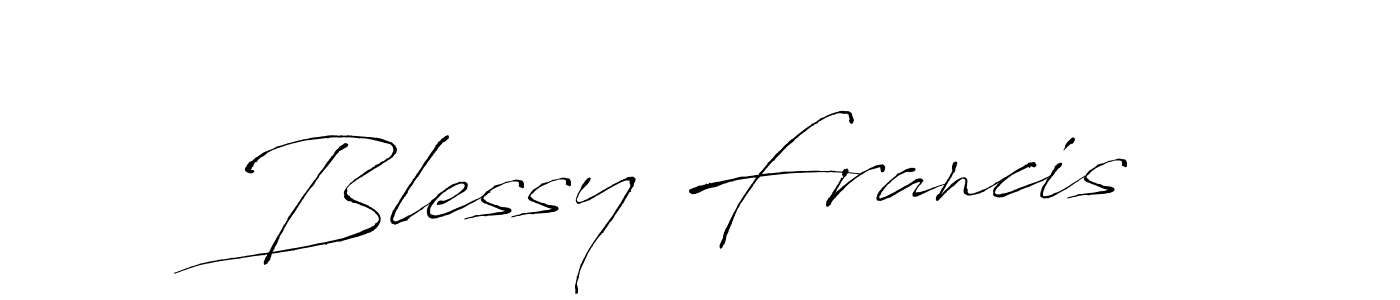 Also we have Blessy Francis name is the best signature style. Create professional handwritten signature collection using Antro_Vectra autograph style. Blessy Francis signature style 6 images and pictures png