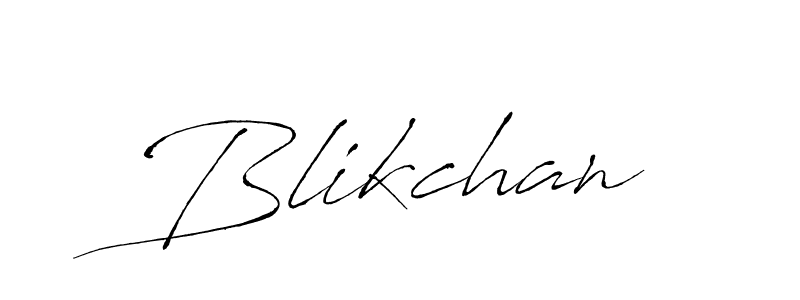 How to Draw Blikchan signature style? Antro_Vectra is a latest design signature styles for name Blikchan. Blikchan signature style 6 images and pictures png