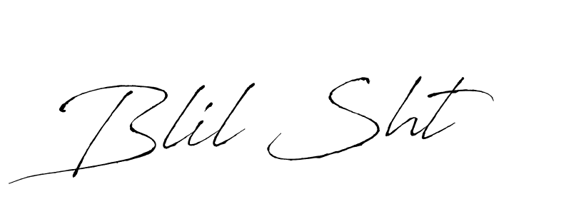 Also You can easily find your signature by using the search form. We will create Blil Sht name handwritten signature images for you free of cost using Antro_Vectra sign style. Blil Sht signature style 6 images and pictures png