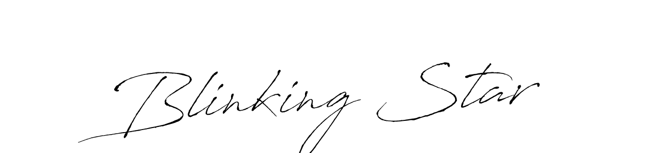 Also we have Blinking Star name is the best signature style. Create professional handwritten signature collection using Antro_Vectra autograph style. Blinking Star signature style 6 images and pictures png