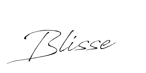 Make a beautiful signature design for name Blisse. With this signature (Antro_Vectra) style, you can create a handwritten signature for free. Blisse signature style 6 images and pictures png