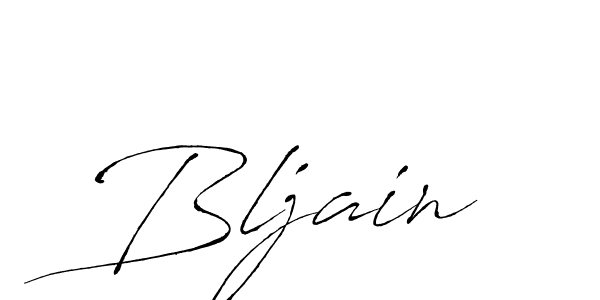 Design your own signature with our free online signature maker. With this signature software, you can create a handwritten (Antro_Vectra) signature for name Bljain. Bljain signature style 6 images and pictures png