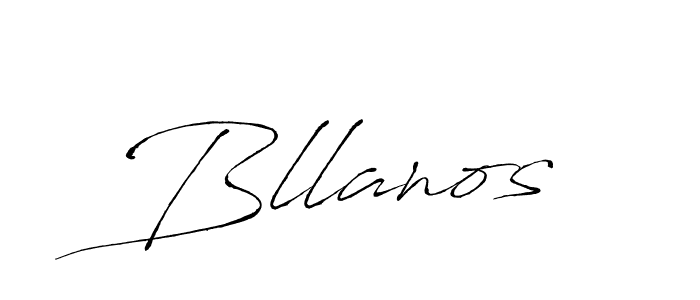 Antro_Vectra is a professional signature style that is perfect for those who want to add a touch of class to their signature. It is also a great choice for those who want to make their signature more unique. Get Bllanos name to fancy signature for free. Bllanos signature style 6 images and pictures png