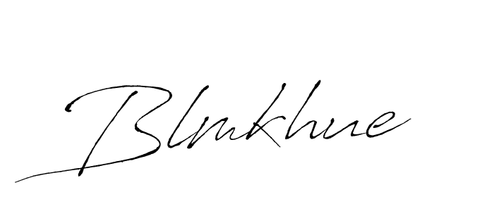 Blmkhue stylish signature style. Best Handwritten Sign (Antro_Vectra) for my name. Handwritten Signature Collection Ideas for my name Blmkhue. Blmkhue signature style 6 images and pictures png
