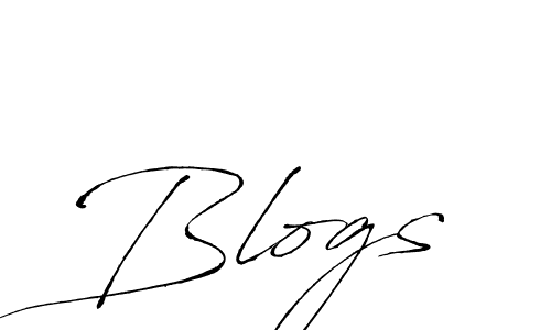 How to make Blogs name signature. Use Antro_Vectra style for creating short signs online. This is the latest handwritten sign. Blogs signature style 6 images and pictures png