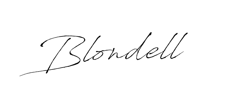 How to make Blondell signature? Antro_Vectra is a professional autograph style. Create handwritten signature for Blondell name. Blondell signature style 6 images and pictures png