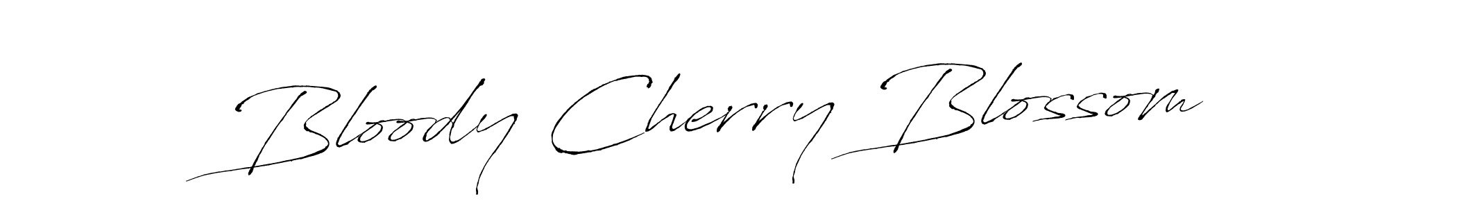 Use a signature maker to create a handwritten signature online. With this signature software, you can design (Antro_Vectra) your own signature for name Bloody Cherry Blossom. Bloody Cherry Blossom signature style 6 images and pictures png