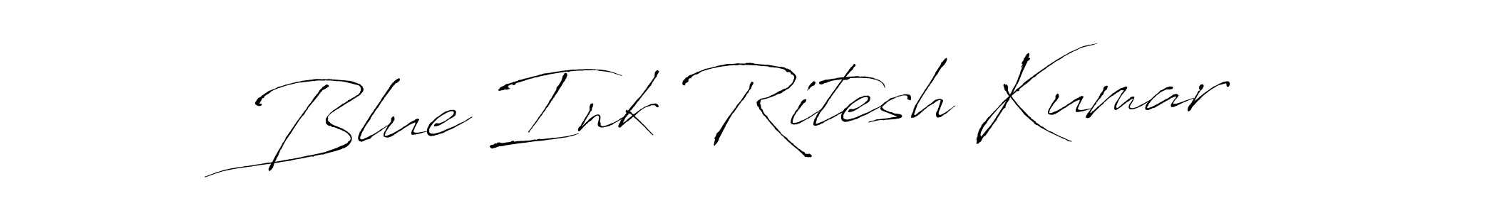 It looks lik you need a new signature style for name Blue Ink Ritesh Kumar. Design unique handwritten (Antro_Vectra) signature with our free signature maker in just a few clicks. Blue Ink Ritesh Kumar signature style 6 images and pictures png