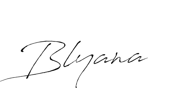 Best and Professional Signature Style for Blyana. Antro_Vectra Best Signature Style Collection. Blyana signature style 6 images and pictures png