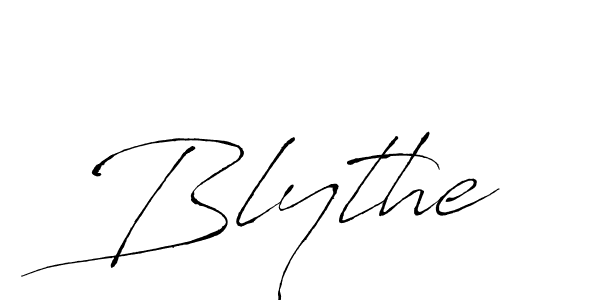 Create a beautiful signature design for name Blythe. With this signature (Antro_Vectra) fonts, you can make a handwritten signature for free. Blythe signature style 6 images and pictures png