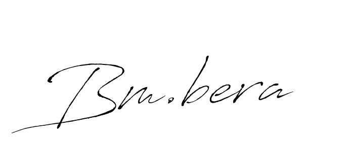 Bm.bera stylish signature style. Best Handwritten Sign (Antro_Vectra) for my name. Handwritten Signature Collection Ideas for my name Bm.bera. Bm.bera signature style 6 images and pictures png