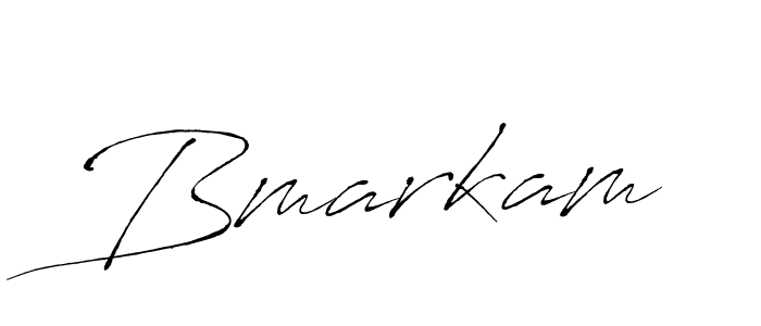 Make a beautiful signature design for name Bmarkam. With this signature (Antro_Vectra) style, you can create a handwritten signature for free. Bmarkam signature style 6 images and pictures png