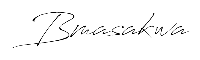 Make your name Bmasakwa memorable on every contract using Antro_Vectra autograph style. Instant transparent background export available. Bmasakwa signature style 6 images and pictures png