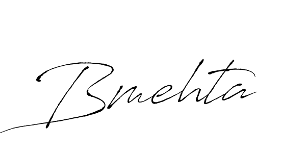 How to make Bmehta name signature. Use Antro_Vectra style for creating short signs online. This is the latest handwritten sign. Bmehta signature style 6 images and pictures png