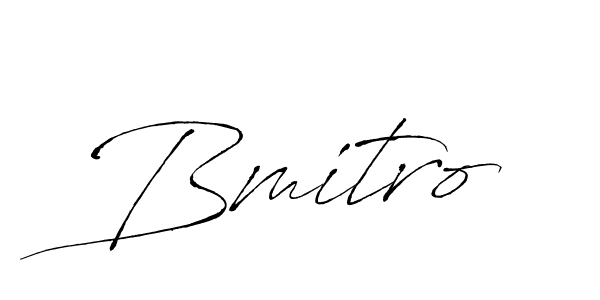 Design your own signature with our free online signature maker. With this signature software, you can create a handwritten (Antro_Vectra) signature for name Bmitro. Bmitro signature style 6 images and pictures png